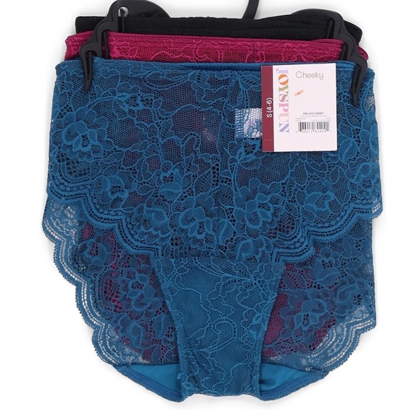 Joyspun Lace Cheeky Panties, 3-Pack, Sizes XS-3XL - Picture 4 of 4